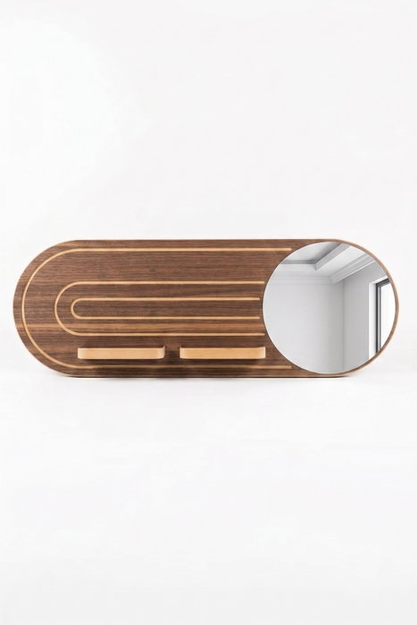 Hanah Home Estantería de Pared Wenge